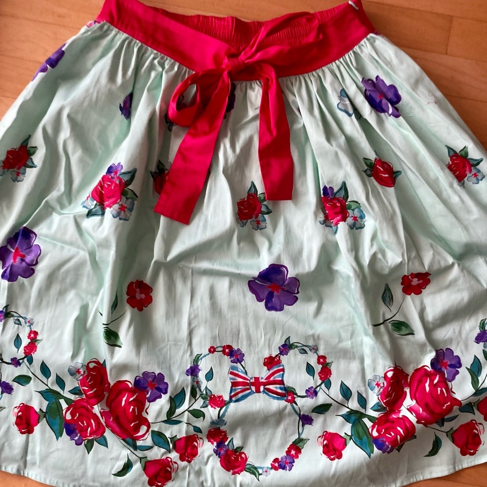 Disney Dress Shop Epcot UK England British Alice in Wonderland Skirt L - Picture 7 of 8